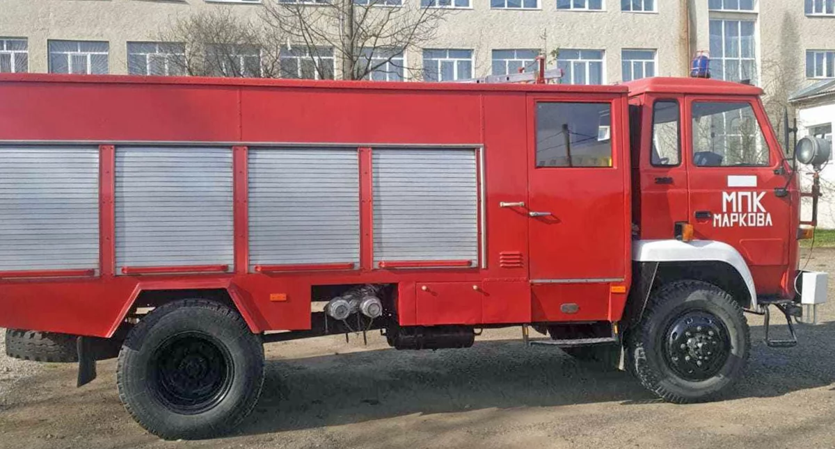 UKRAINA, KOŃSKIE. Strażacki star 244 wciąż służy strażakom w Ukrainie [ZDJĘCIA]