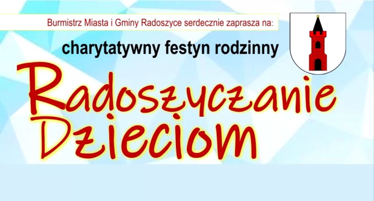 Zapraszają na charytatywny festyn rodzinny Radoszyczanie Dzieciom