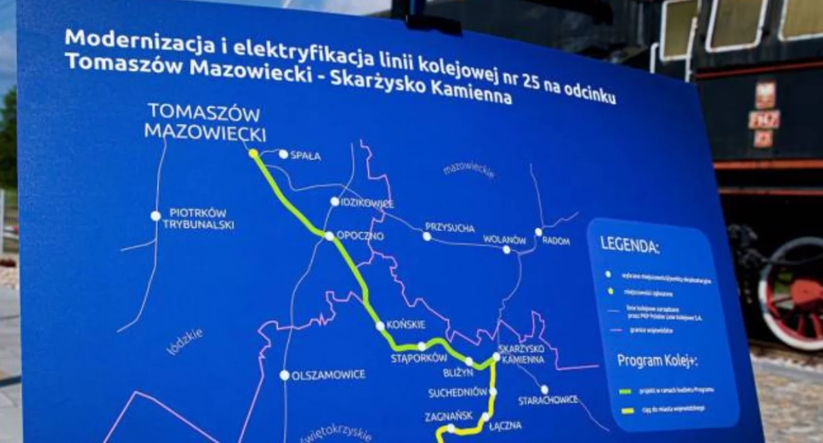 Końskie. Pociągiem do Opoczna Południe i dalej w świat