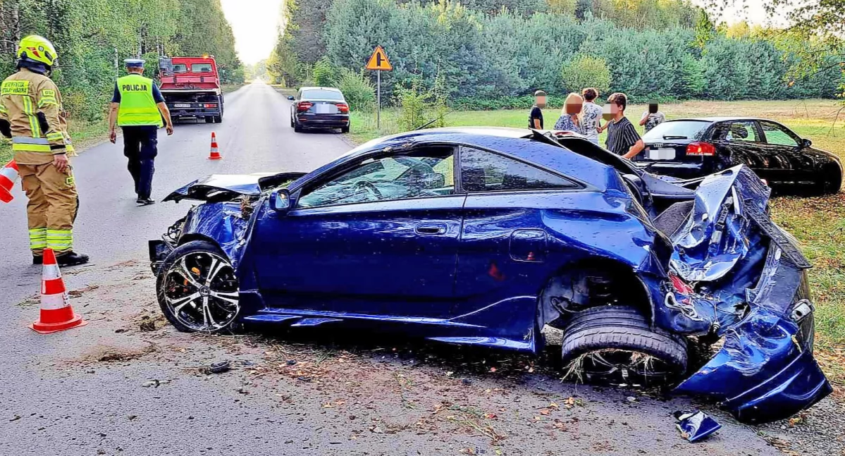 MOŚCISKA MAŁE. Toyota dachowała, kierowca nie dostosował prędkości do warunków