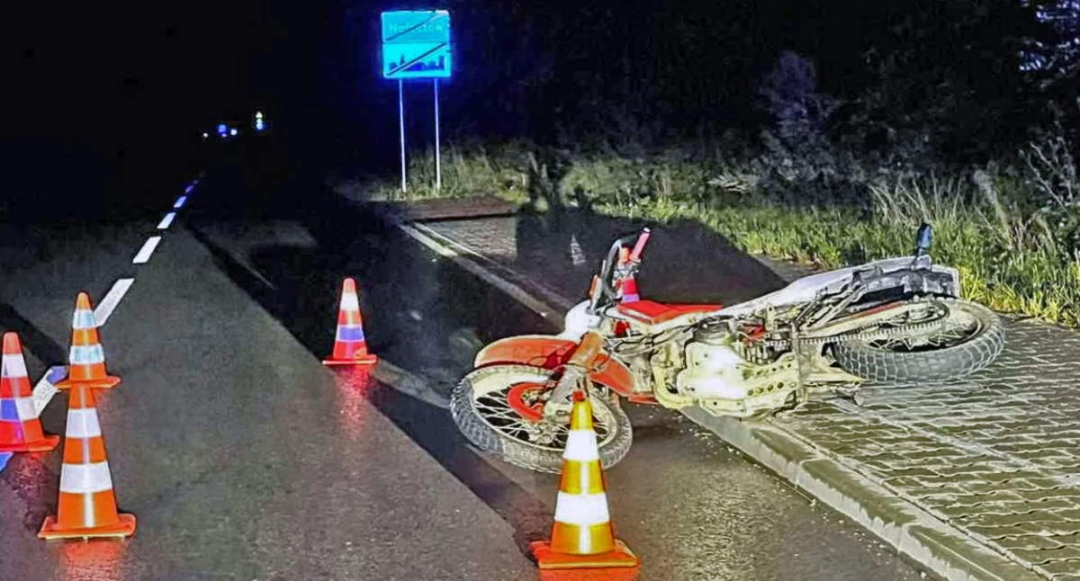 NAŁĘCZÓW. Yamaha jak koń w galopie, poniosła pijanego kierowcę