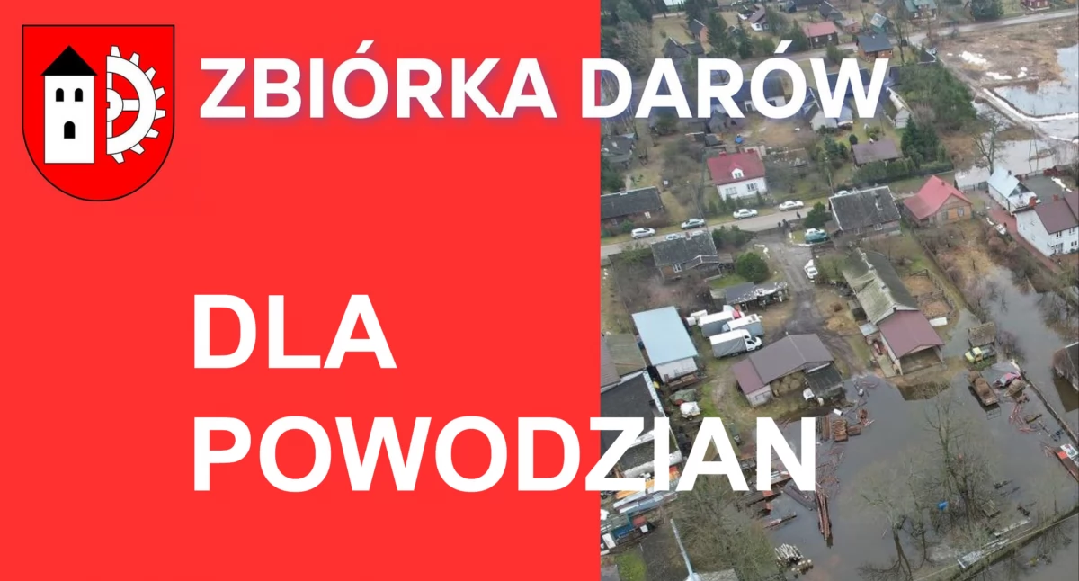 Gmina Słupia Konecka też pomaga osobom poszkodowanym w powodzi!