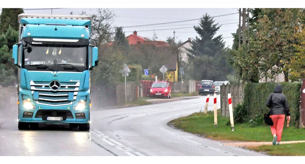 POMORZANY. Strachy królują na drodze W746 przebiegającej przez wieś [ZDJĘCIA]
