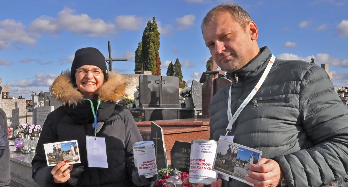 KOŃSKIE. Historia ludzi i miasta zamknięta w kamiennych nagrobkach. Kwesta na odnowę zabytków i działanie hospicjum
