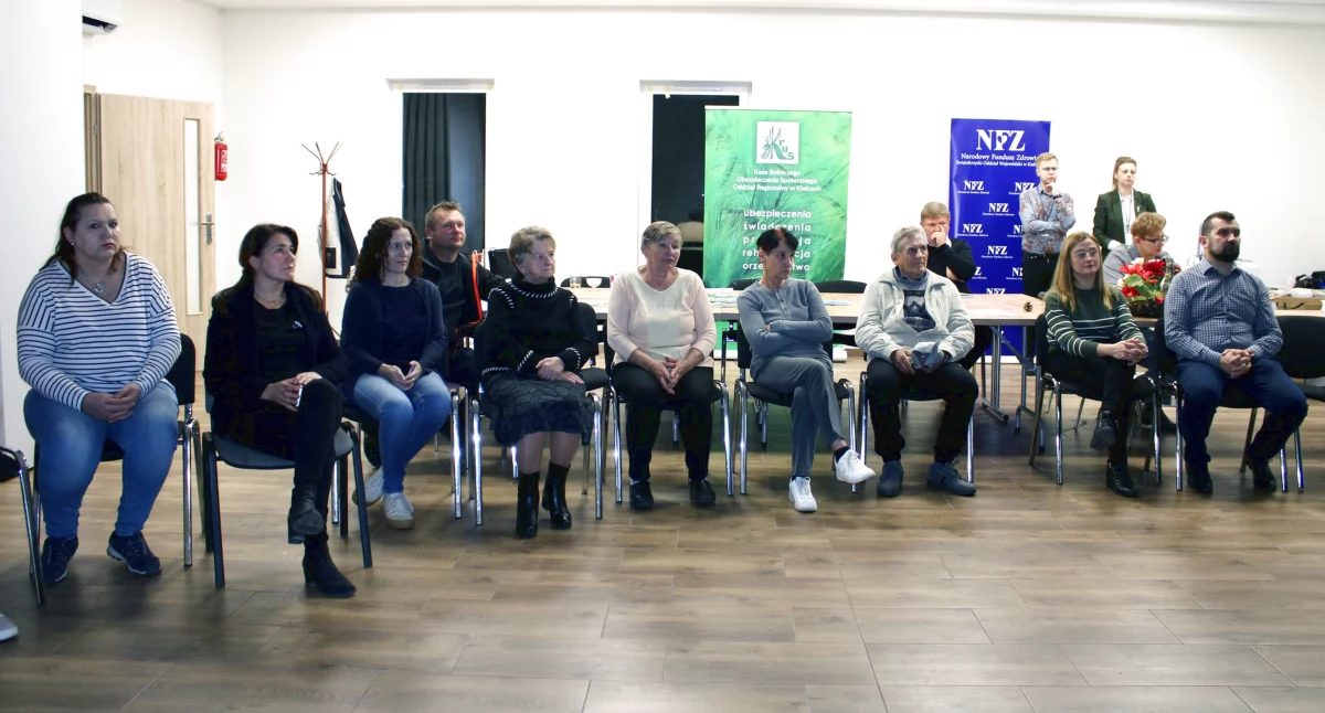 GMINA SMYKÓW. Szkolenie z bezpieczeństwa w rolnictwie i działalności Narodowego Funduszu Zdrowia [ZDJĘCIA]