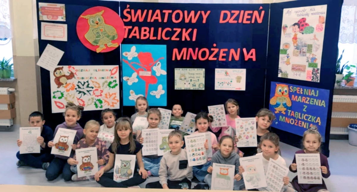 Tydzień pełen matematycznych atrakcji w szkole w Królewcu. XIV Światowy Dzień Tabliczki Mnożenia [ZDJĘCIA]