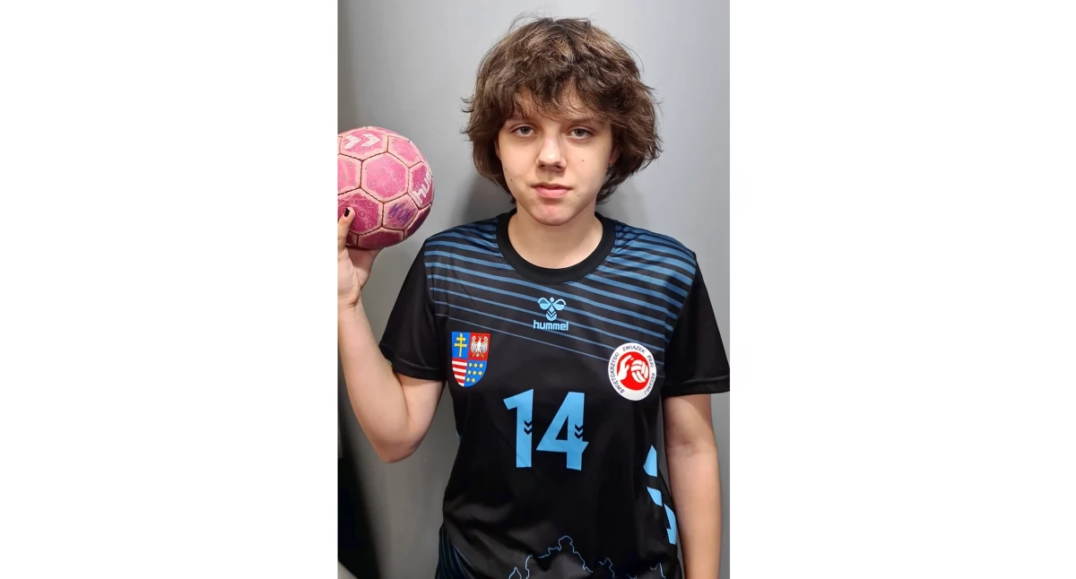 Zawodniczka UKS Olimpia Końskie w kadrze województwa świętokrzyskiego w piłce ręcznej