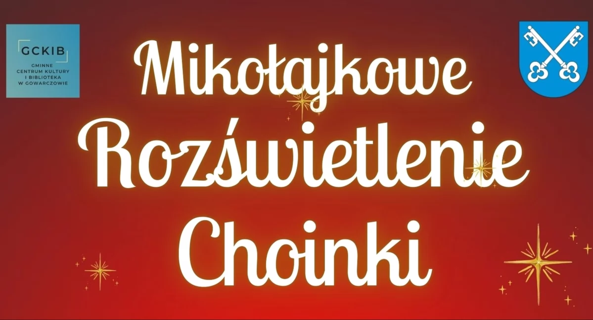 W Gowarczowie też nastąpi rozświetlenie choinki. Mile widziane mikołajkowe akcenty w ubiorze