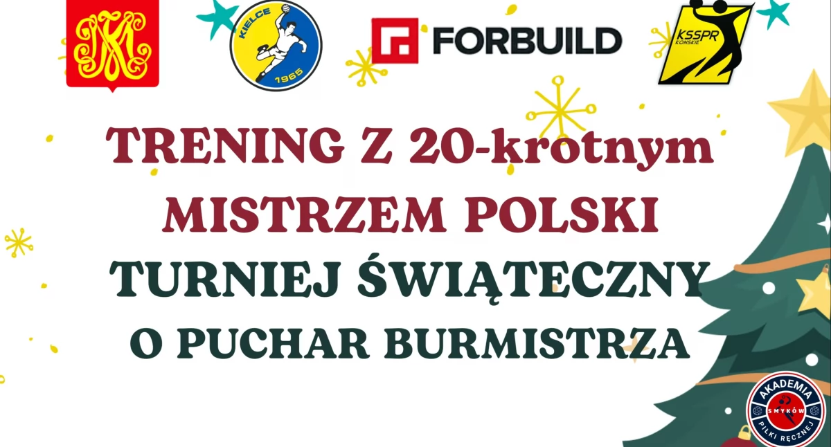KSSPR Końskie zaprasza na Turniej Świąteczny o Puchar Burmistrza i trening z 20-krotnym mistrzem Polski!