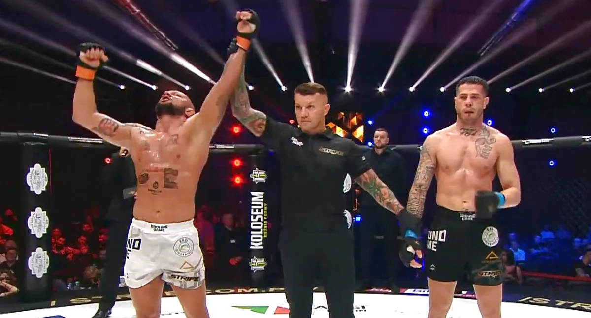 Artur Krawczyk wykorzystał szansę! Wygrał pojedynek na gali mieszanych sztuk walki Strife11 w Lublinie! [ZDJĘCIA]