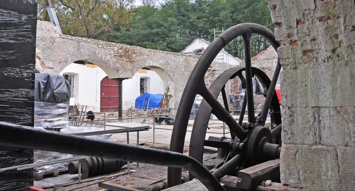 SIELPIA. Trwa gruntowny remont Muzeum Techniki. Obiekt przyjmie zwiedzających w 2025 roku [ZDJĘCIA]