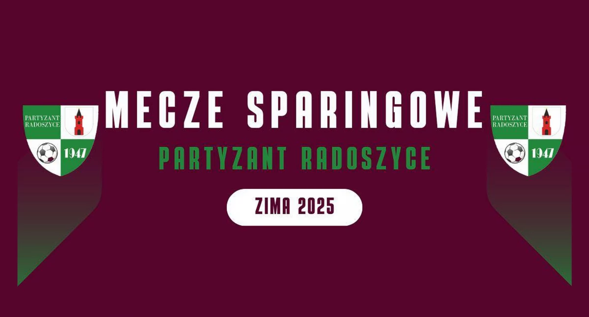 Partyzant Radoszyce zaplanował mecze kontrolne w okresie przygotowawczym do drugiej rundy w Klasie okręgowej