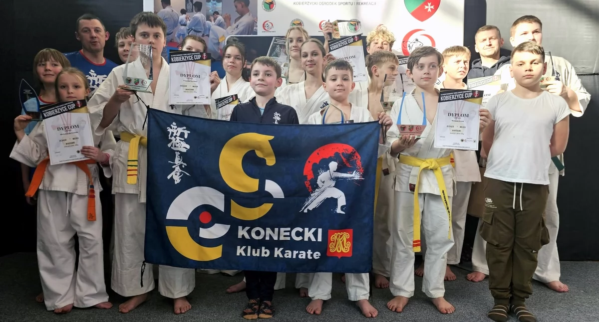 Konecki Klub Karate Kyokushin nie zwalnia tempa. Zdobyli kolejne trofea. Tym razem na turnieju Kobierzyce Cup 2025 [ZDJĘCIA]