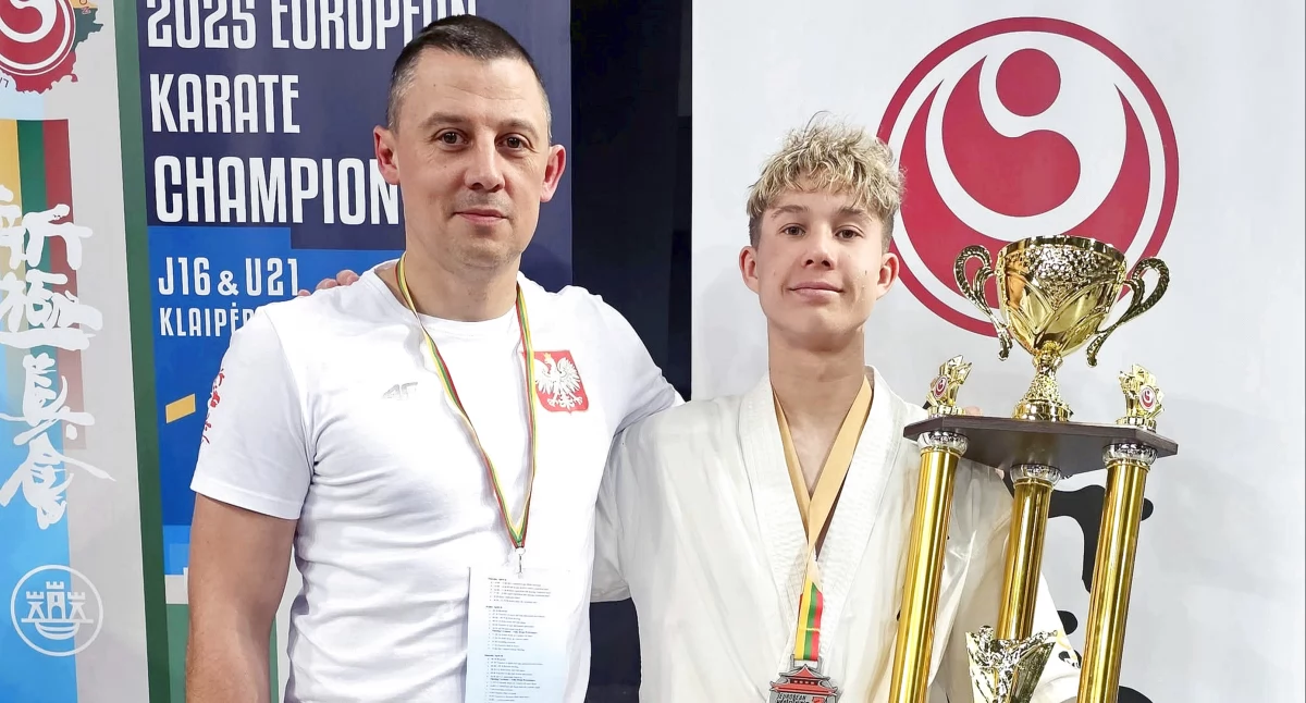 Kacper Kurp z Koneckiego Klubu Karate Kyokushin srebrnym medalistą Mistrzostw Europy! [ZDJĘCIA]