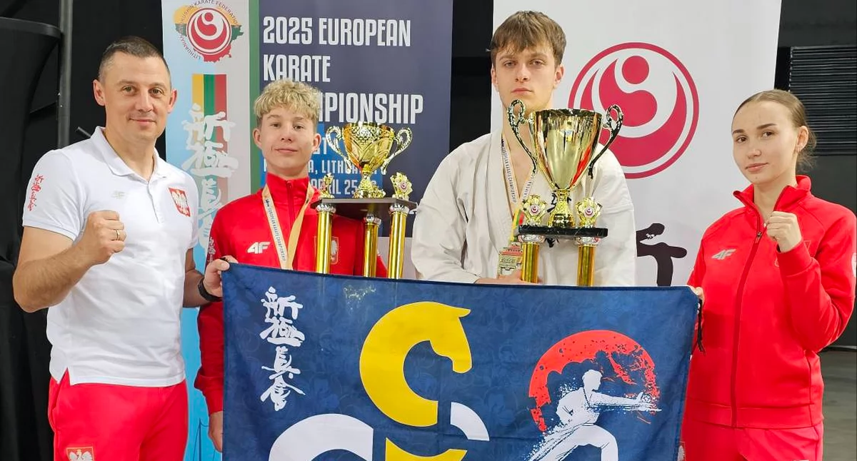 Konecki Klub Karate Kyokushin z drugim medalem mistrzostw Europy. Złoto Jakuba Owczarka! [ZDJĘCIA]