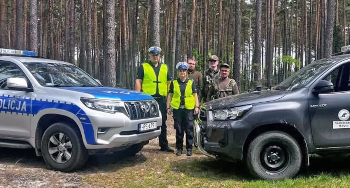 NIEBO, PIEKŁO. Quady w lesie na cenzurowanym. Wspólne działania policjantów i strażników leśnych