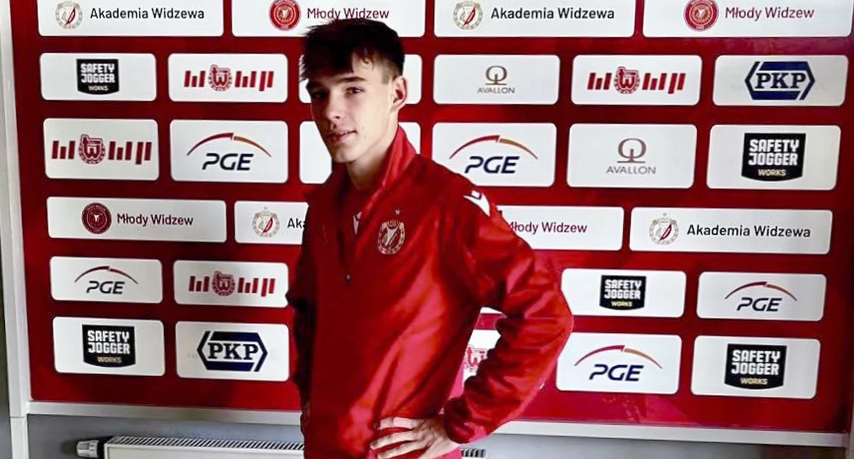 Mikołaj Wolski z Akademii Neptun Końskie przebywał na testach w Widzewie Łódź!