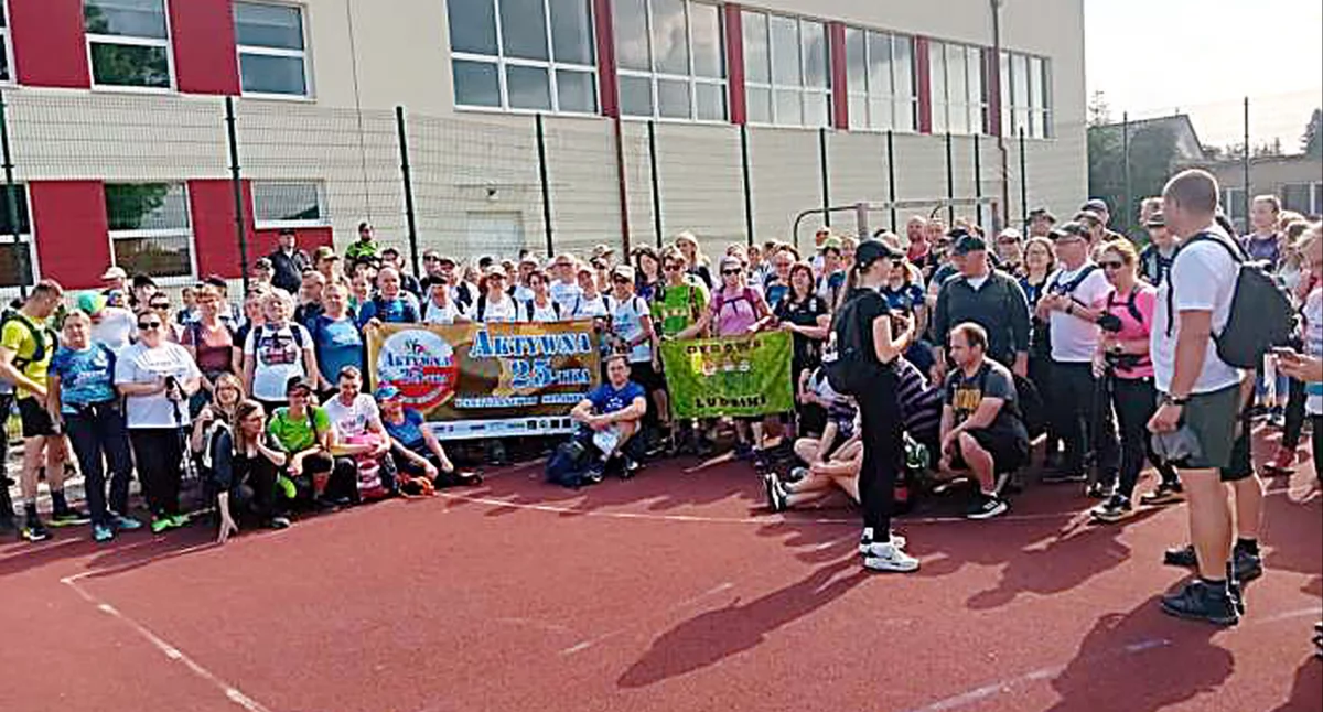 Nasi na partyzanckim szlaku. Pokonali urokliwą trasę na dystansie 25 km po lasach w okolicach Wykusu