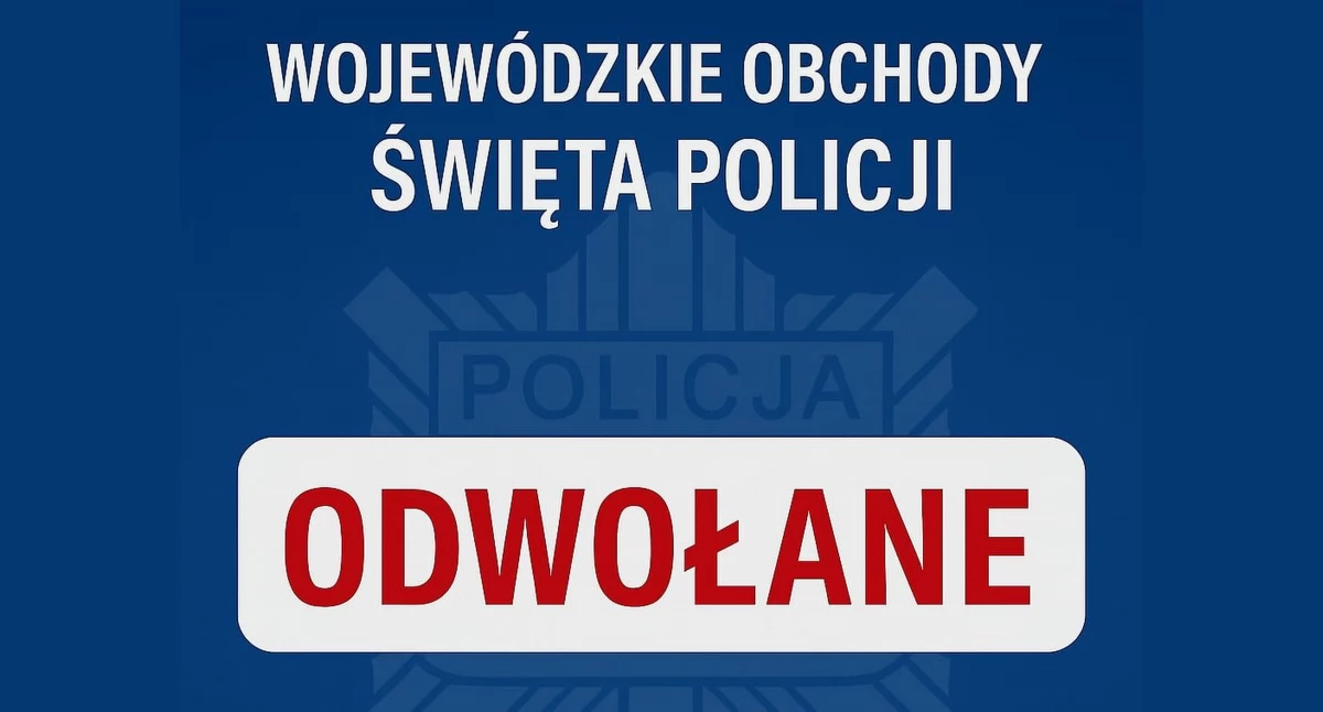 AKTUALIZACJA. Odwołane Wojewódzkie Obchody Święta Policji Garnizonu Świętokrzyskiego!