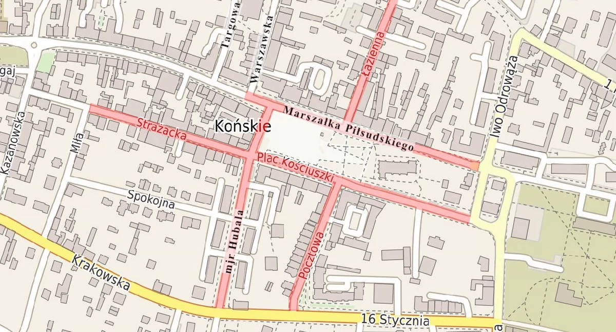 KOŃSKIE. Będą utrudnienia drogowe w centrum miasta. Drugie podejście do Wojewódzkiego Święta Policji Garnizonu Świętokrzyskiego