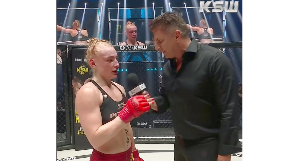 Gala XTB KSW 108. Wiktoria Czyżewska zwycięska!!! Po kapitalnej walce pokonała Brazylijkę Biancę Sattelmayer