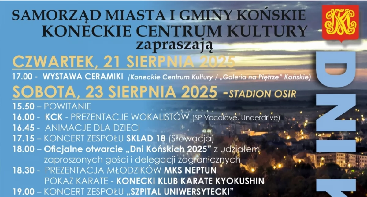 Program Dni Końskich 2025