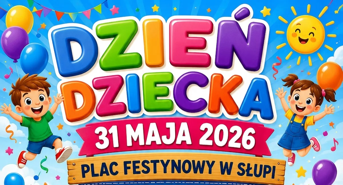 GMINA SŁUPIA KONECKA. Zapraszają na rodzinny Dzień Dziecka