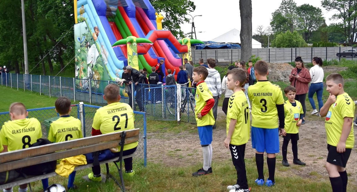 Gminny Ludowy Klub Sportowy w Fałkowie zorganizował pełen atrakcji Dzień Dziecka