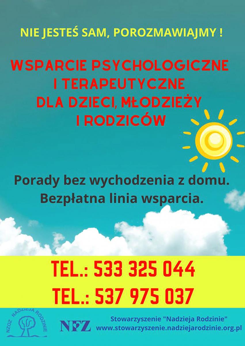 Pomoc psychologiczna i pedagogiczna w gminie Stąporków