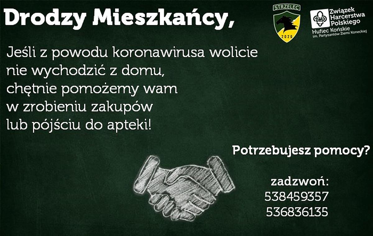 Harcerze i Strzelcy pomagają w zakupach