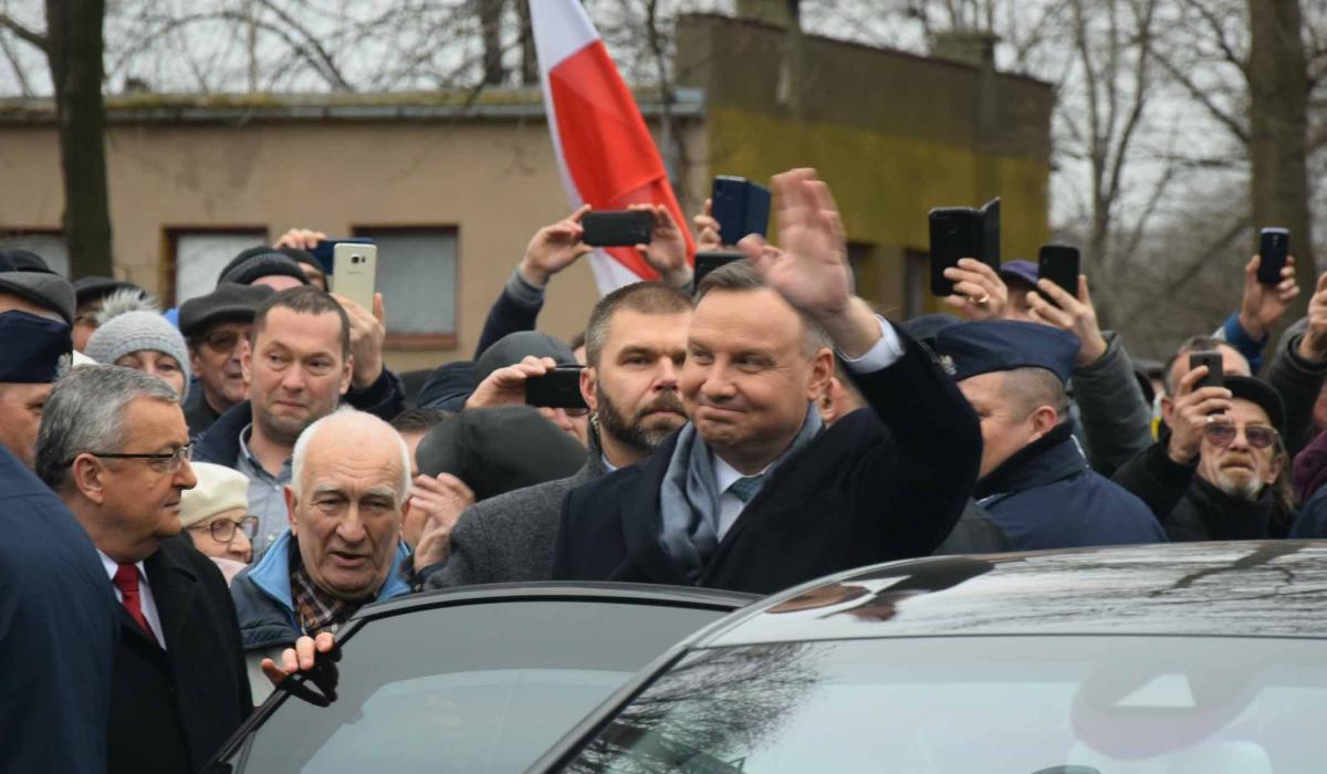 Z roboczą wizytą, prezydent Andrzej Duda w Końskich