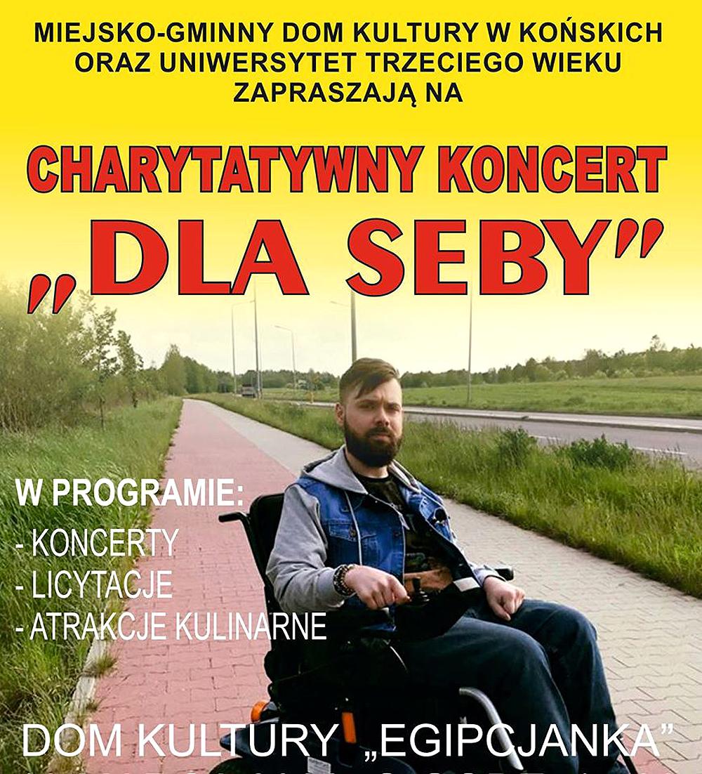 Zapraszamy na koncert charytatywny „Dla Seby”