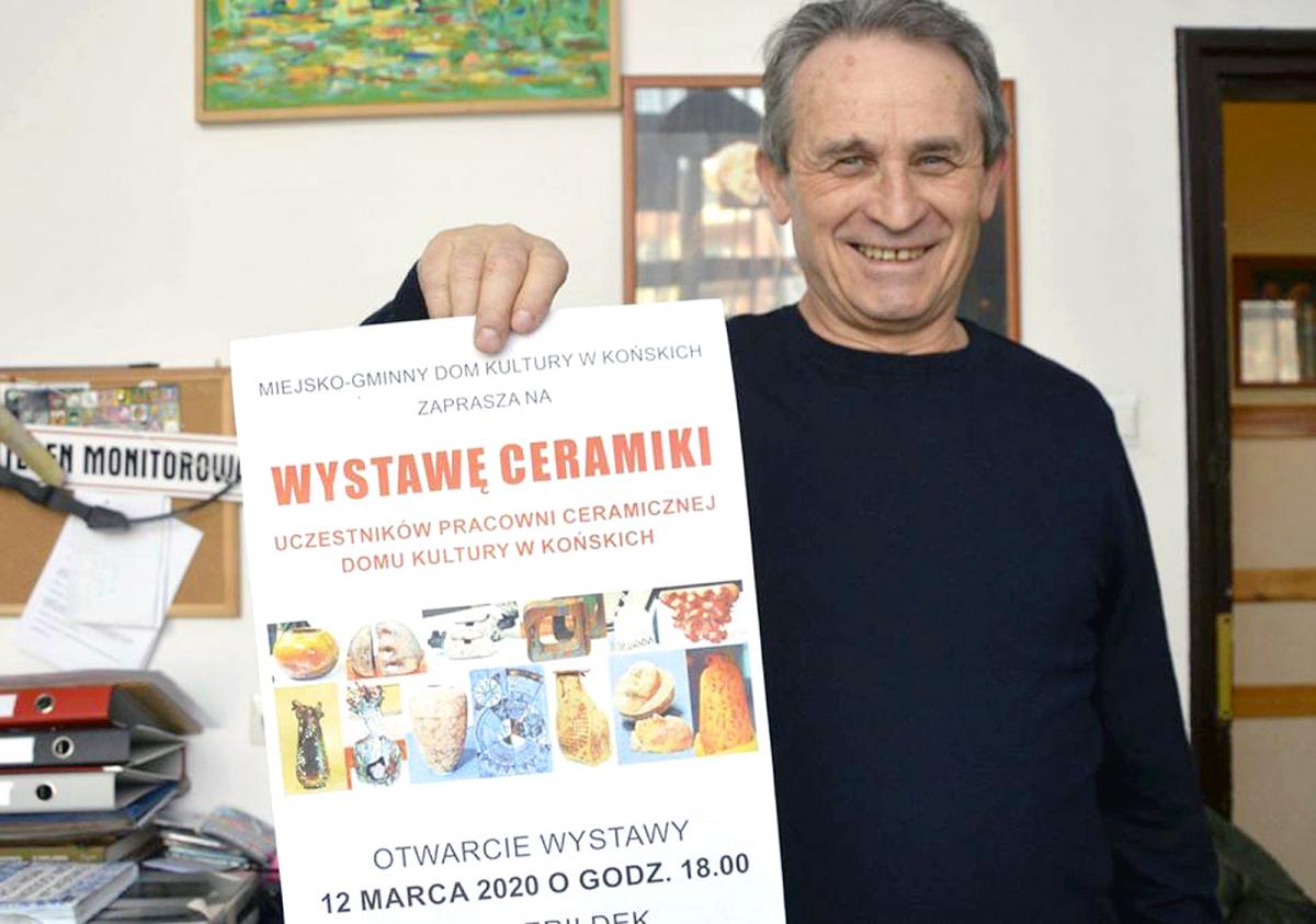Wystawa ceramiki w koneckim DeK-u