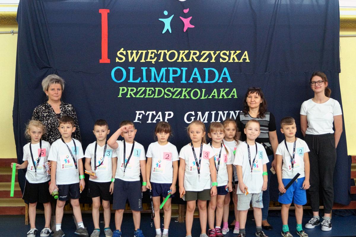 I Świętokrzyska Olimpiada Przedszkolaka w Niekłaniu Wielkim [zdjęcia]