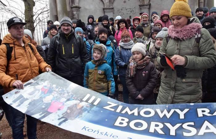 Pokonali 12 kilometrów Rajdu Borysa
