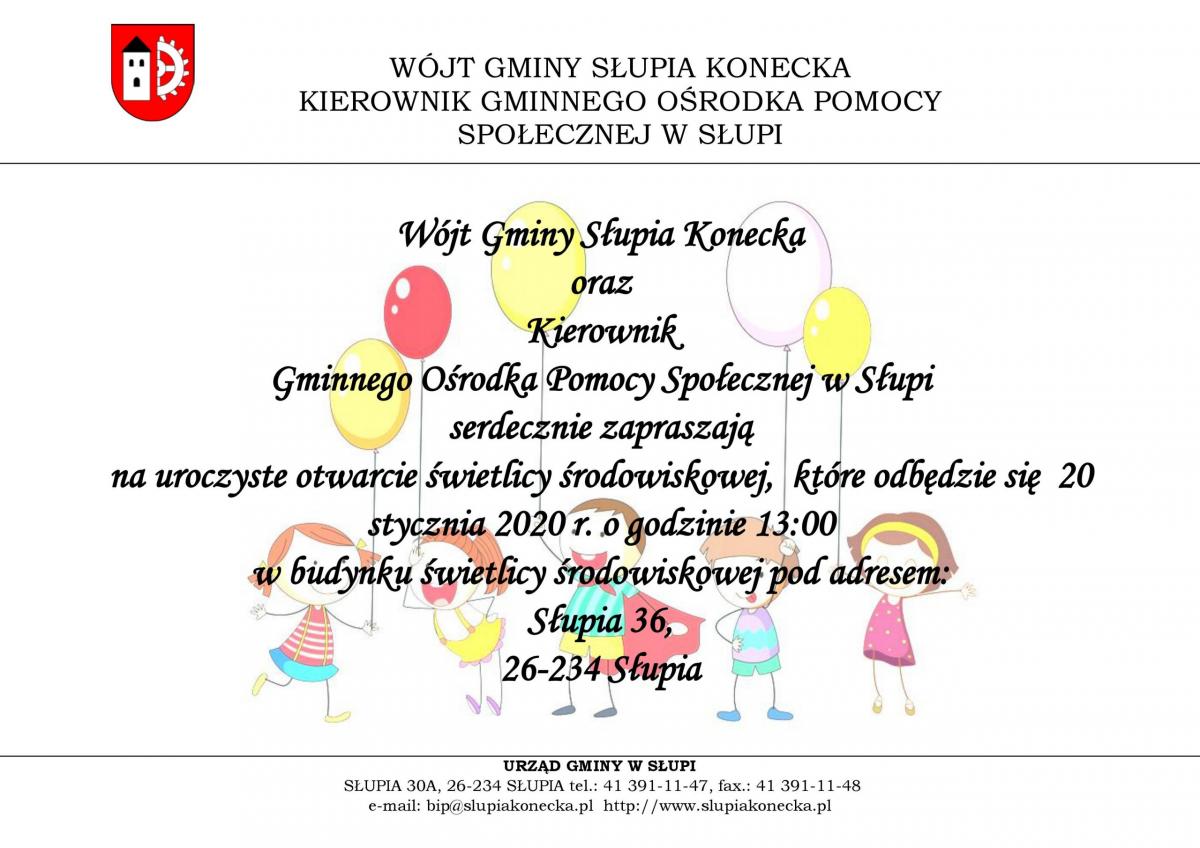 W Słupi otworzą świetlicę środowiskową