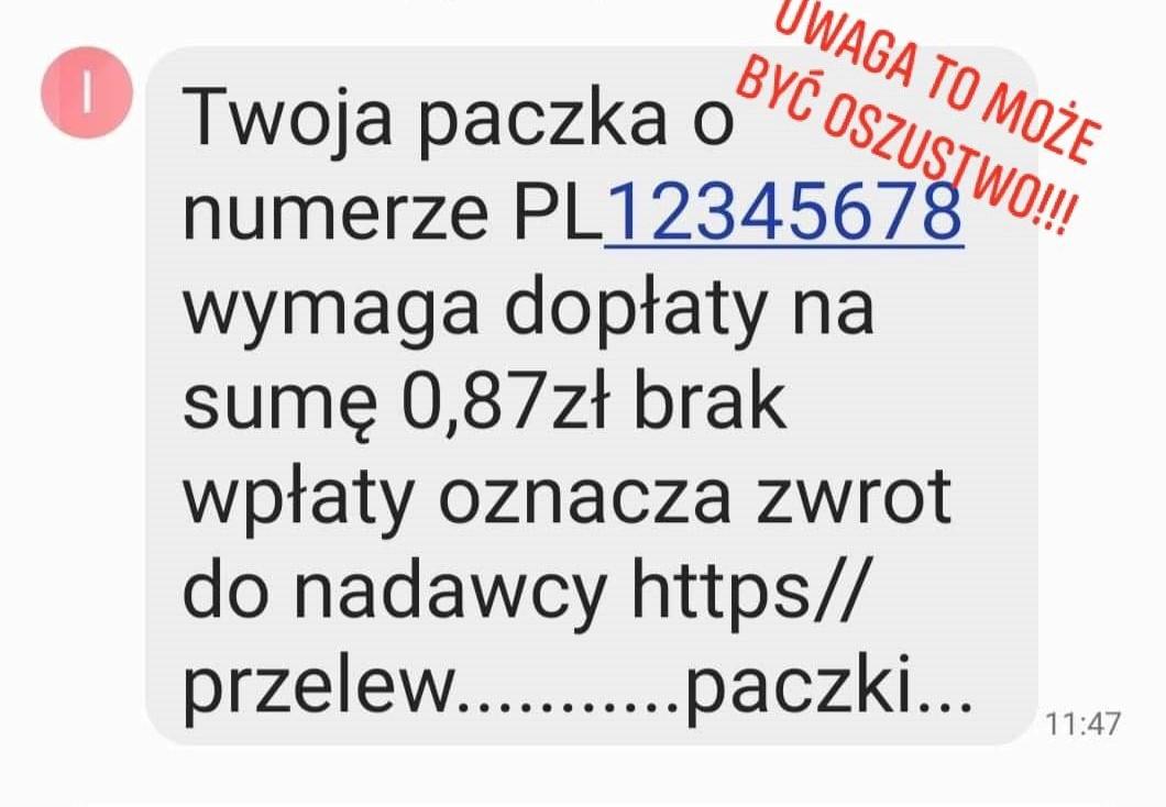 Uwaga! Dostałeś SMS-a z prośbą o dopłatę do przesyłki? To może być oszustwo!