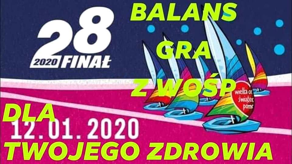 Balans-ują dla WOŚP. Zapraszają do gry!