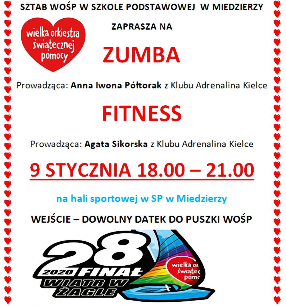 Maraton Zumba Fitness w Miedzierzy dla WOŚP