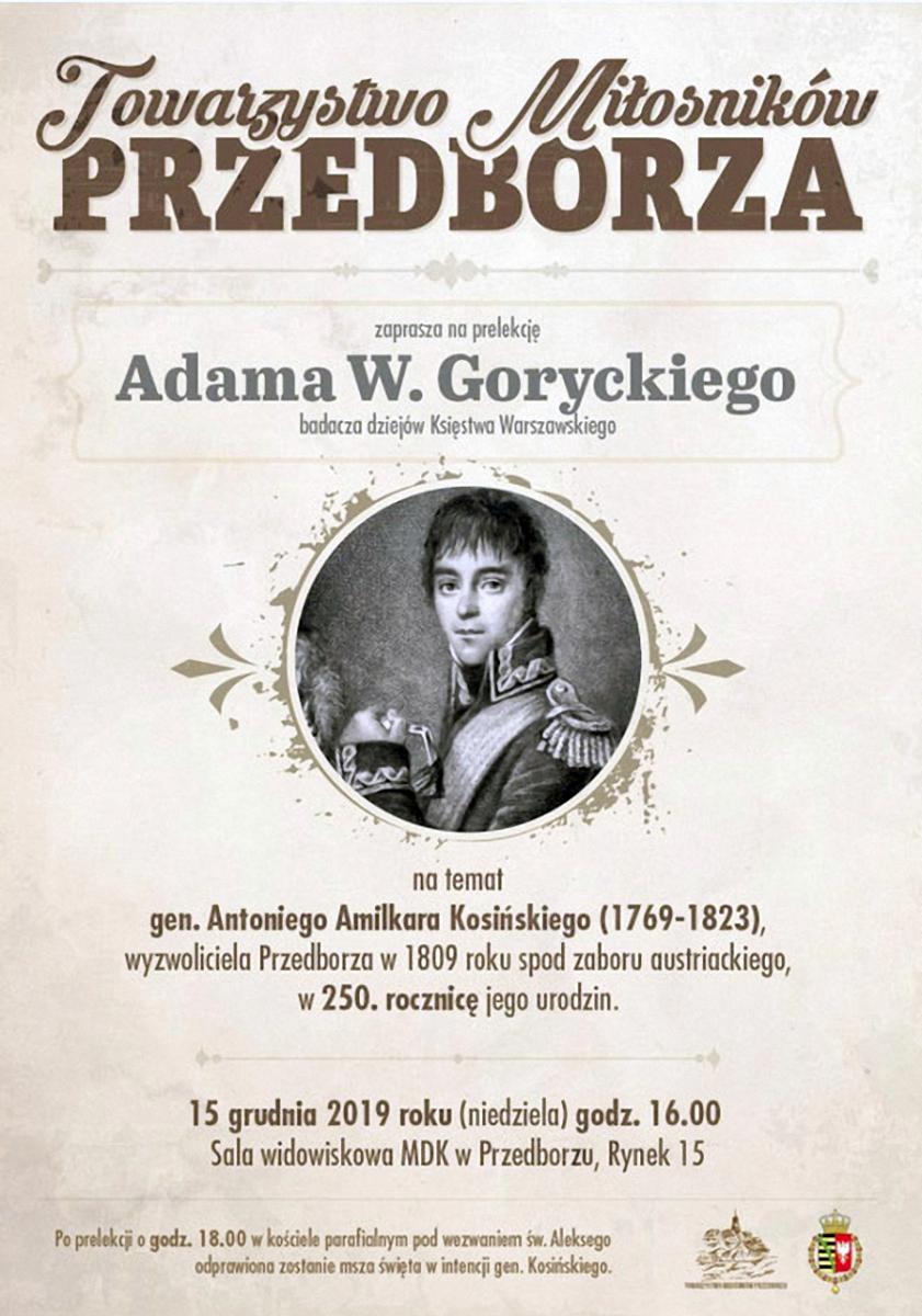 Obchody 250 rocznicy urodzin generała Kosińskiego