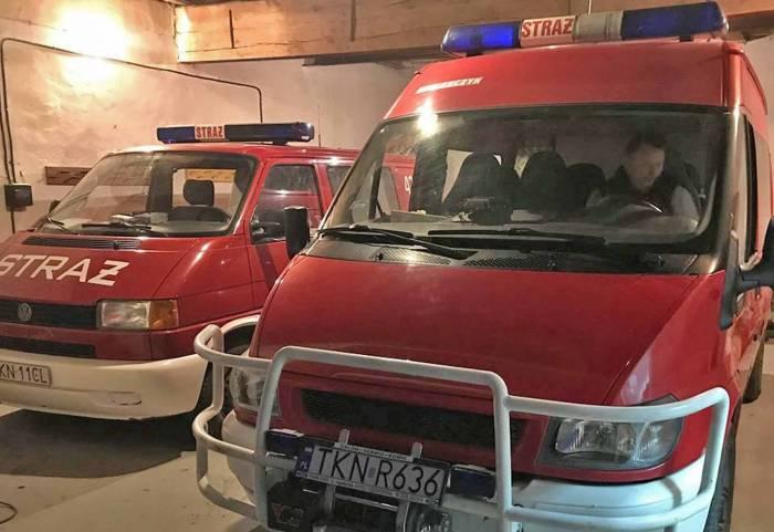 Roszady samochodów strażackich