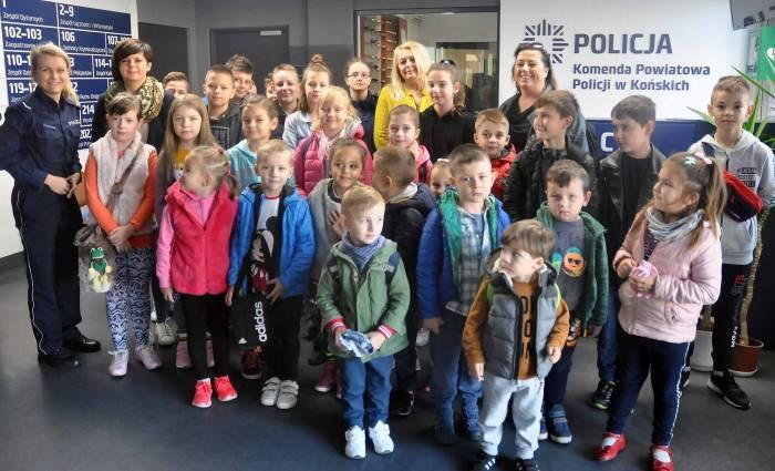 Cała szkoła w komendzie policji