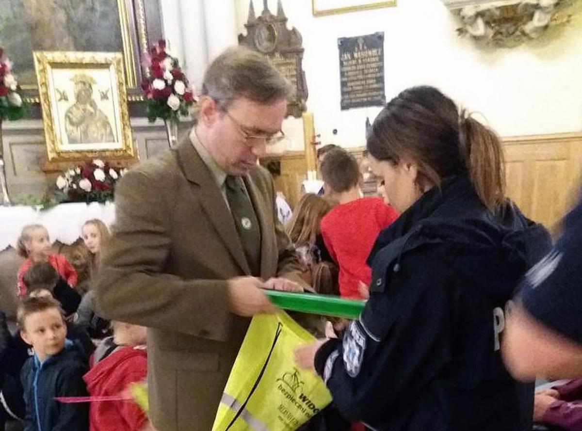 W kościele o odblaskach i grzybobraniu