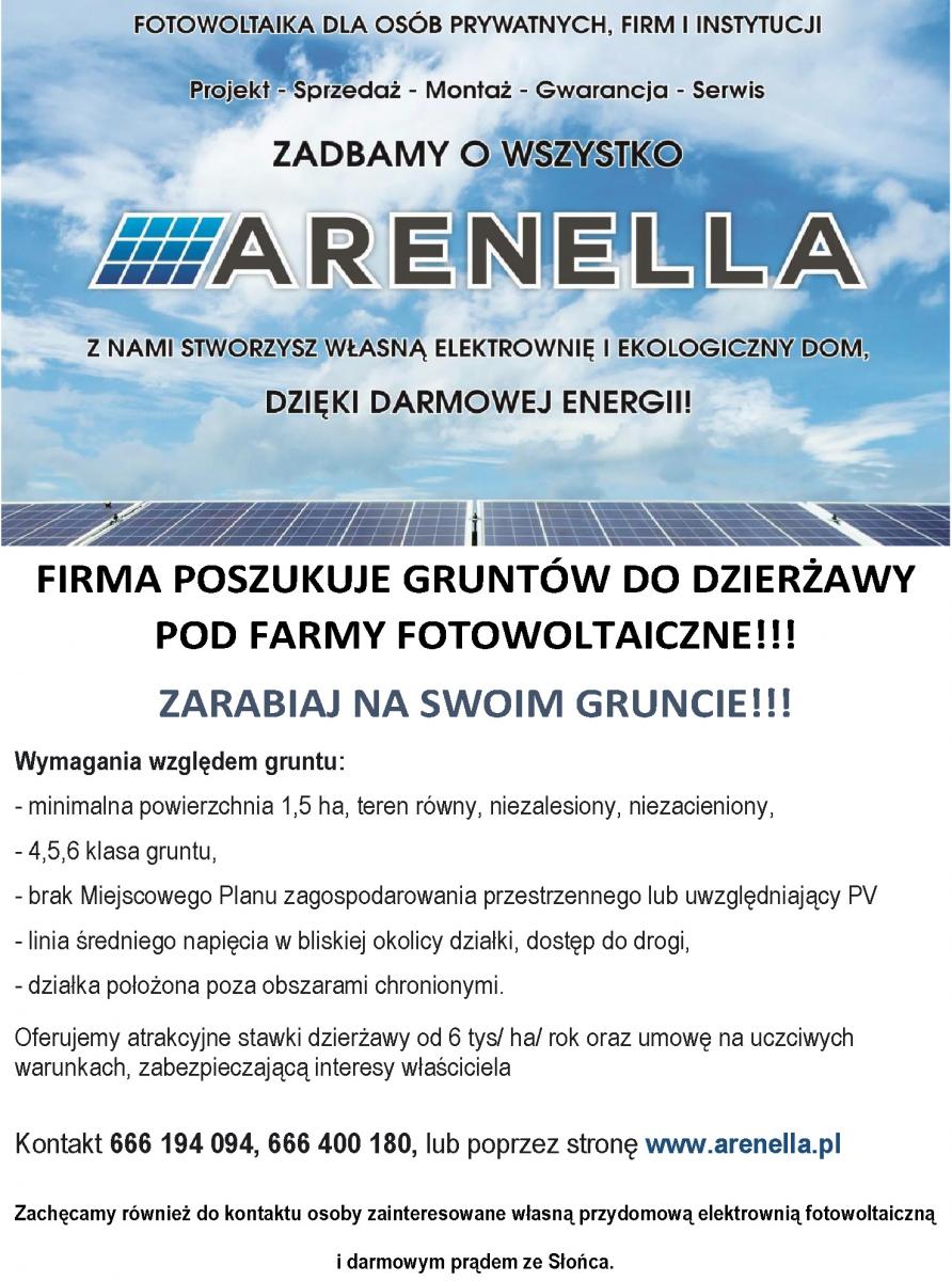 Arenella - fotowoltaika