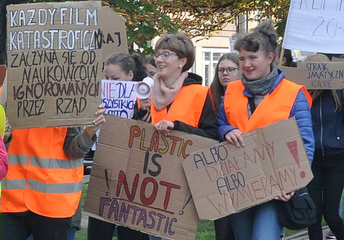 Licealiści uczestniczyli w strajku... (zdjęcia)