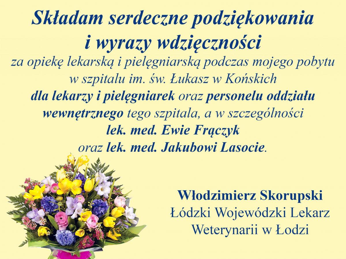 Podziękowania