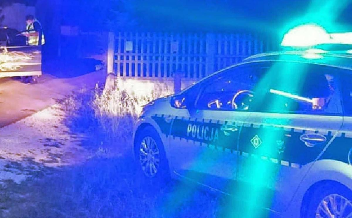 Potrącony pieszy, uderzona skoda