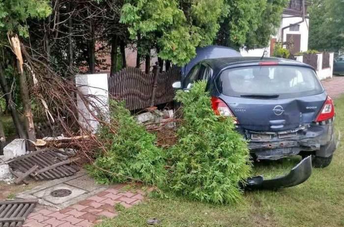 BMW w opla, a opel w płot