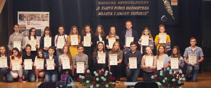 Najlepsi rywalizowali w ortograficznym konkursie O Złote Pióro Burmistrza Miasta i Gminy Końskie [zdjęcia]