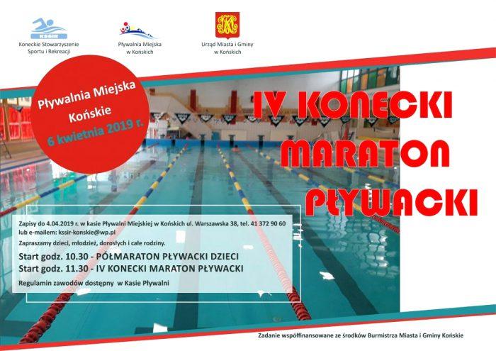Weź udział w IV Koneckim Maratonie Pływackim